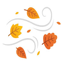 falling leaves