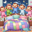 five little monkeys jumping on the bed